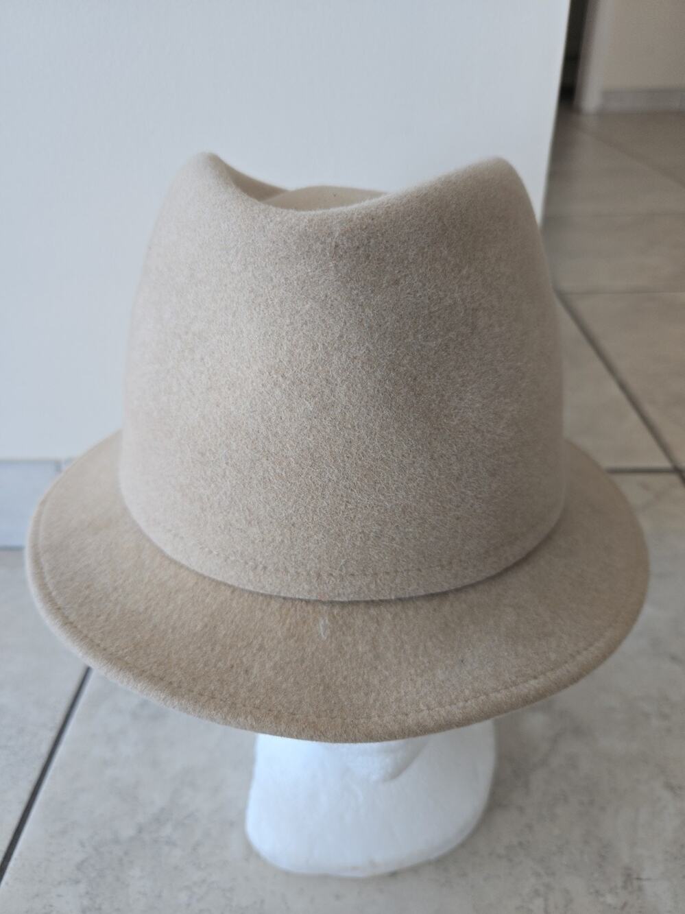 Maison MICHEL ~ Paris Classic Women's Derby Bowler Hat Sz M